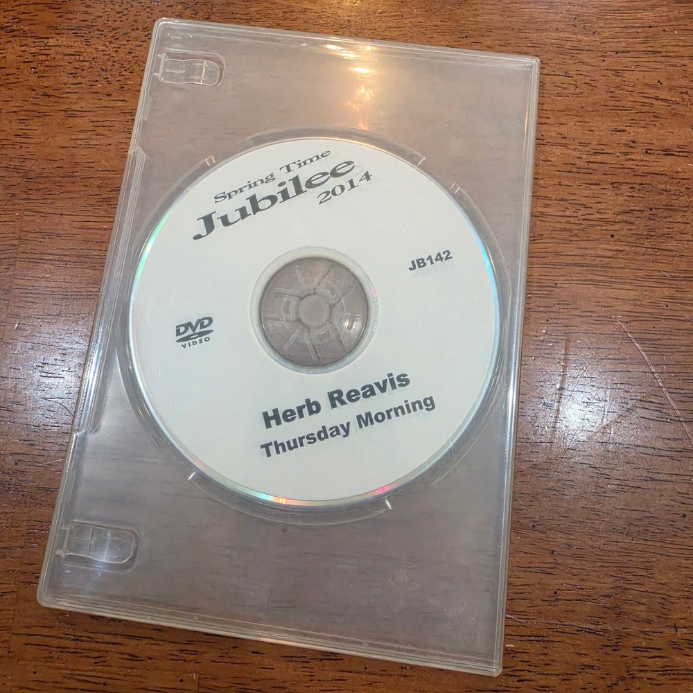 Spring Time Jubilee DVD Herb Reavis Thursday Morning 2014 JB142 White Excellent